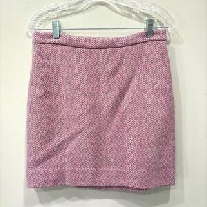 J Crew Wool Mini Skirt Women’s Size 8 NEW